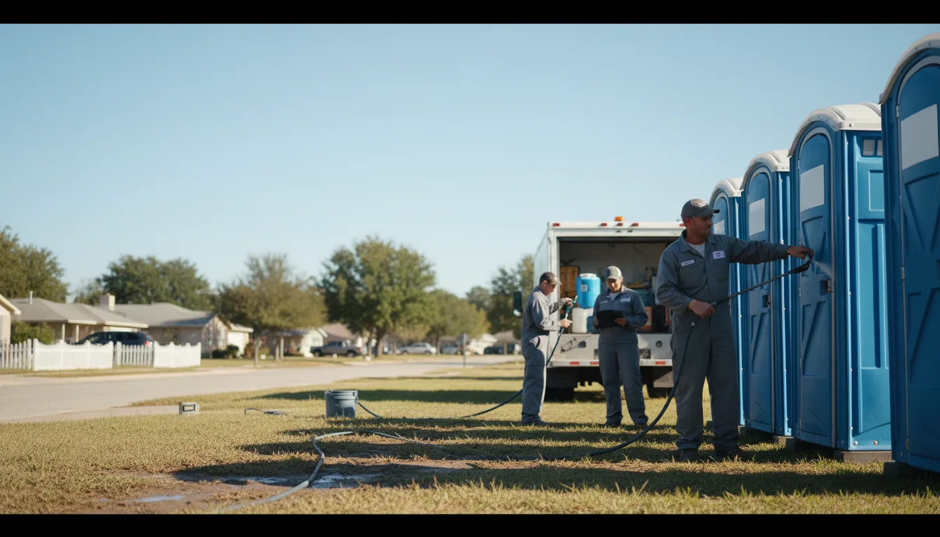 Long-Term Portable Toilet Rental in Gibsland, LA near me